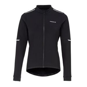 Pinnacle Womens/Ladies Thermal Long-Sleeved Cycling Jersey / Black